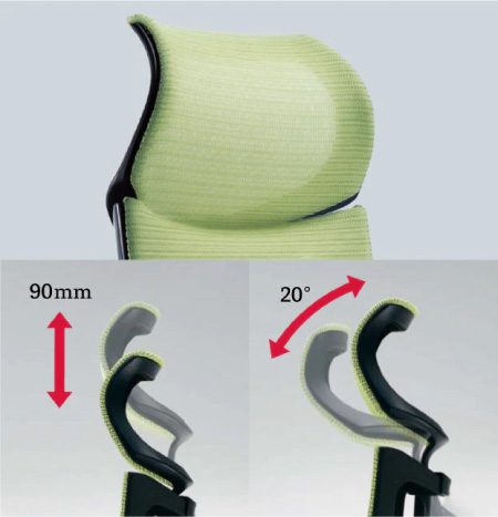 バロン | 固定ヘッドレストと可動ヘッドレスト